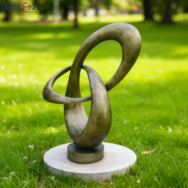 Abstract Bronze Sculpture