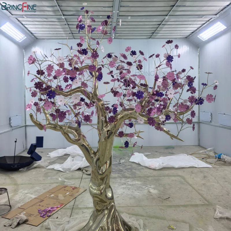 Stainless Steel Tree Sculpture