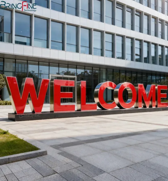 Stainless Steel Letter Sculpture