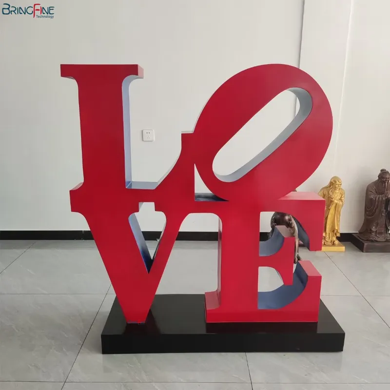 Stainless Steel Sculpture Love