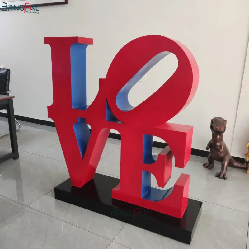 Stainless Steel Sculpture Love
