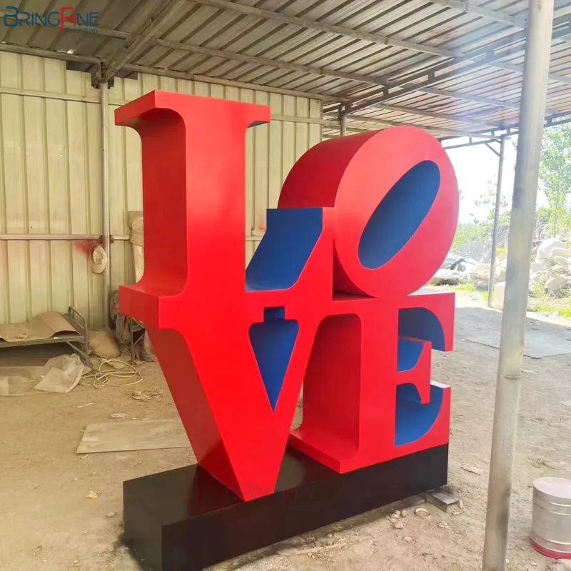 Stainless Steel Sculpture Love