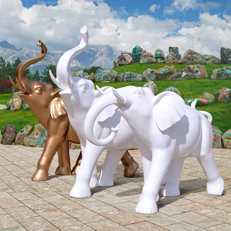 Fiberglass Elephant Statue