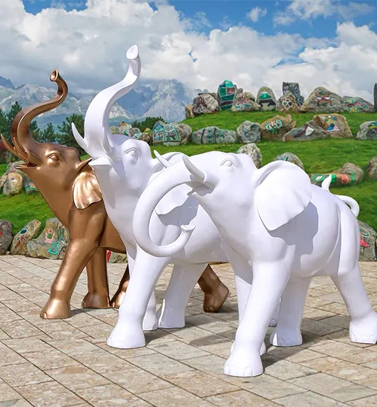 Fiberglass Elephant Statue