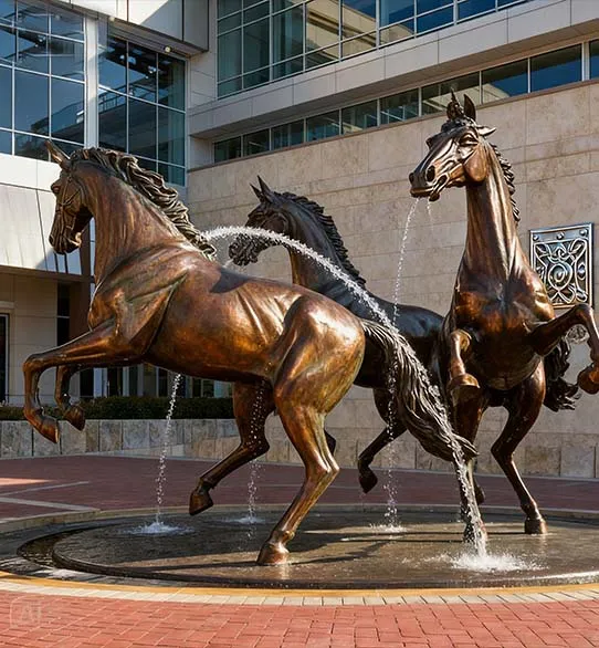 Animal Statue Fountain