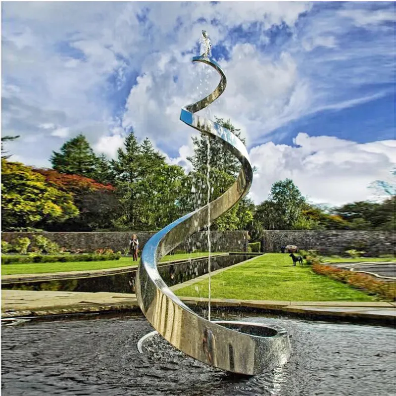 Stainless Steel Fountain Sculpture Forchina