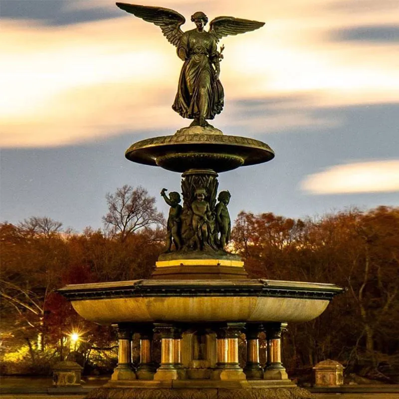 Bronze Angel Fountain Manufacturer