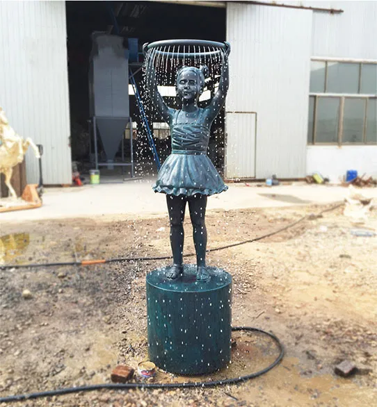 Bronze Children Sculpture Fountain
