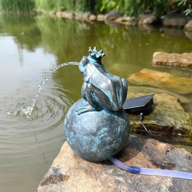 Bronze Frog Fountain Factory