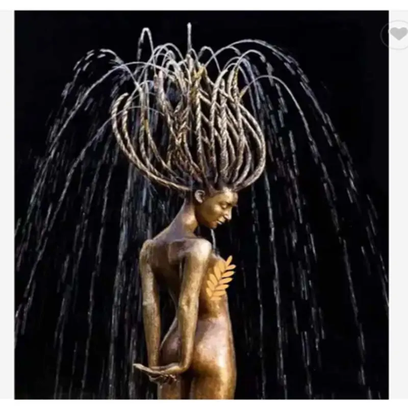 Bronze Lady Water Fountain For Manufacturer