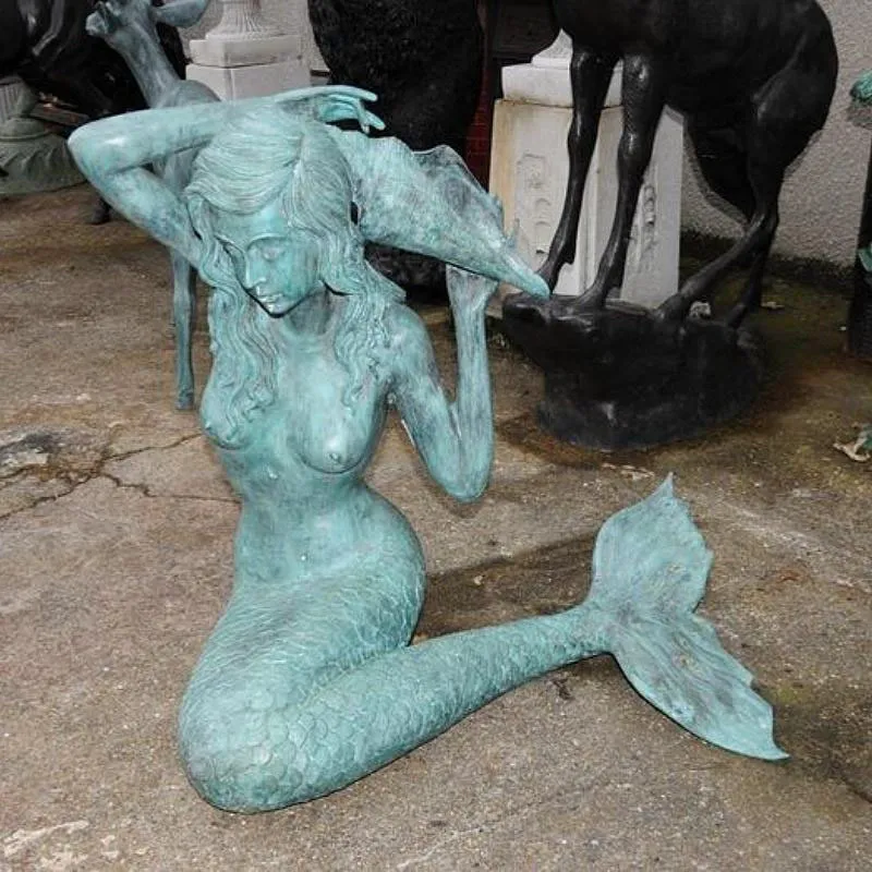 Bronze Mermaid Fountain For Sale