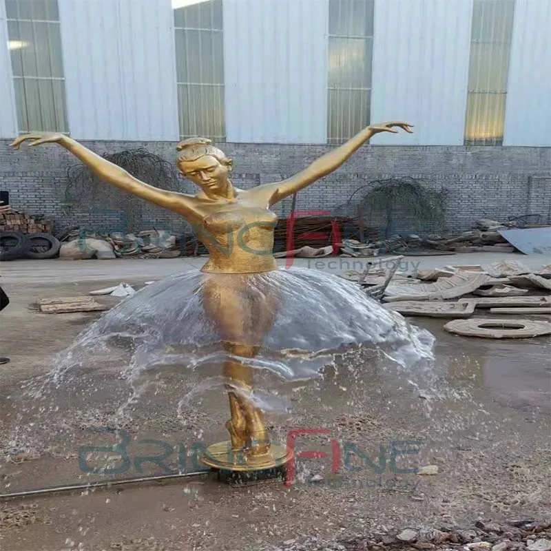 Bronze Woman Fountain Statue Factory