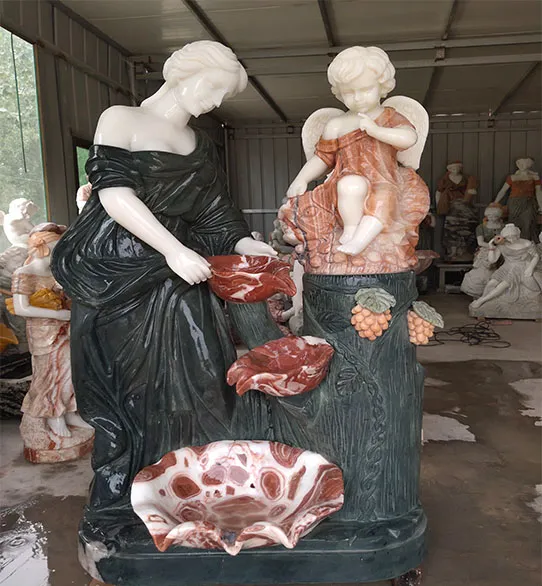 Marble Figure Fountain